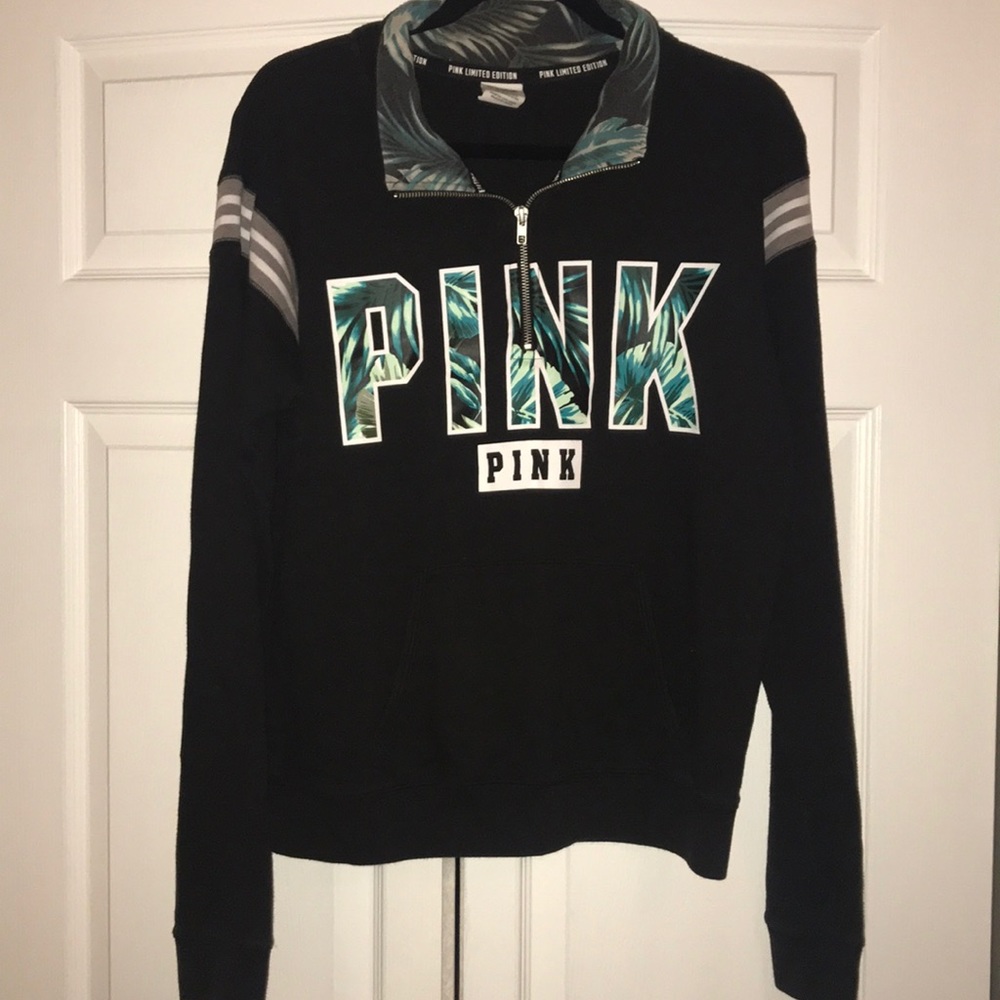 Limited Edition VS PINK half zip up hoodie